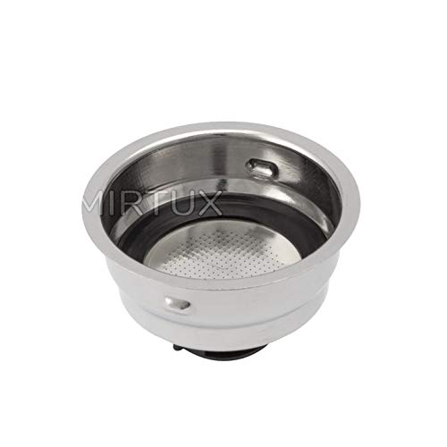 MIRTUX Filtro para Cafetera de 2 Tazas Marcas Delonghi EC, Kenwood ES020 y Whirplool ACEC10.