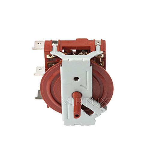 MIRTUX Selector de Horno eléctrico y Placa de Cocina Teka de 8 Posiciones sin termostato. Código del Recambio: 995444128