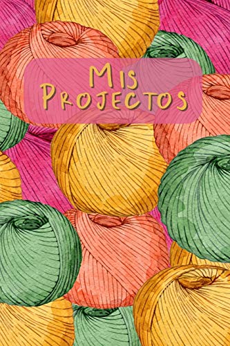 Mis Projectos: Cuaderno para proyectos de tejido de punto con tabla de contenido I Rejilla de puntos