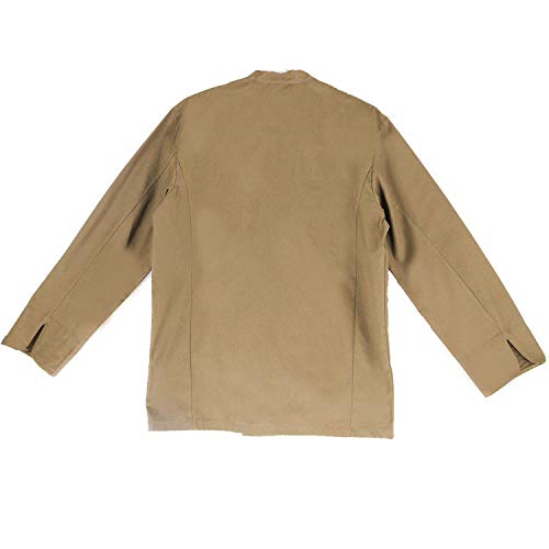 MISEMIYA - Chaquetas Cocinero Mangas LARGAS Ref.8423 - XXL, Marrón