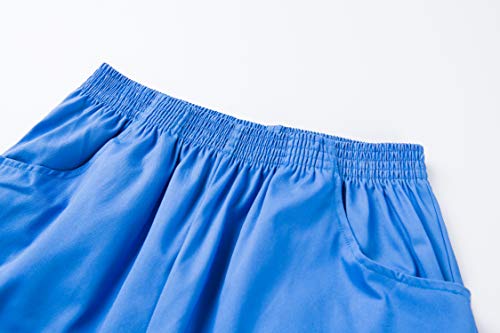 MISEMIYA - PANTALÓN Sanitarios Unisex Cintura ELÁSTICA Uniforme Laboral MÉDICO Enfermera Limpieza Veterinaria SANIDAD HOSTELERÍA- Ref.8312 - L, Negro