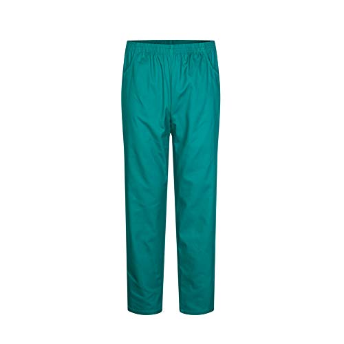 MISEMIYA - PANTALÓN Sanitarios Unisex Cintura ELÁSTICA Uniforme Laboral MÉDICO Enfermera Limpieza Veterinaria SANIDAD HOSTELERÍA- Ref.8312 - L, Verde