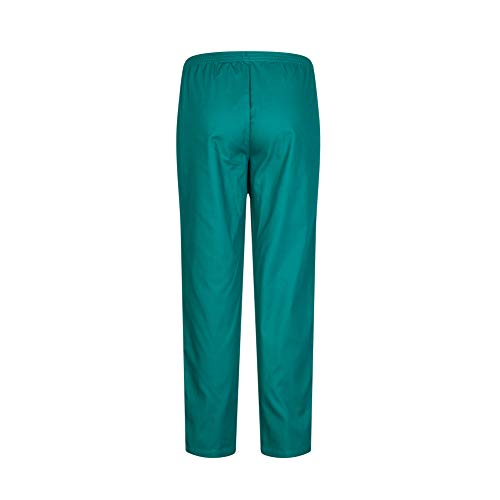 MISEMIYA - PANTALÓN Sanitarios Unisex Cintura ELÁSTICA Uniforme Laboral MÉDICO Enfermera Limpieza Veterinaria SANIDAD HOSTELERÍA- Ref.8312 - L, Verde
