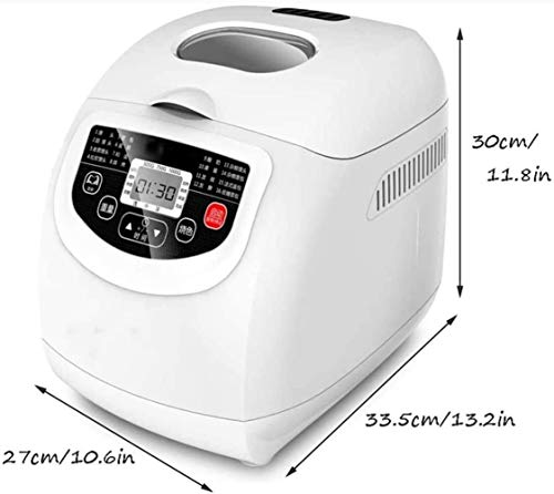 MISLD Cocina, Indicador Led Y La Máquina Automática De Fermentación Pan Masa Fastbake De Mezclador con Sincronización Función Cerámico Bicarbonato