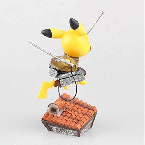 Missyou Pikachu De Bolsillo como Ataque A Titán Levi Ackerman   PVC Figura De Acción Modelo Juguetes 15 Cm
