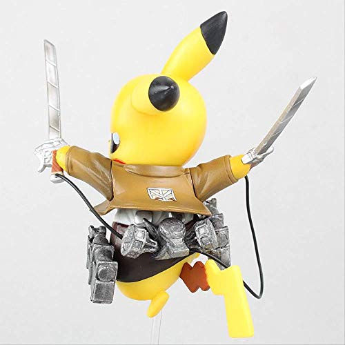 Missyou Pikachu De Bolsillo como Ataque A Titán Levi Ackerman   PVC Figura De Acción Modelo Juguetes 15 Cm