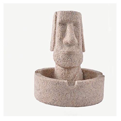MJSM Cenicero Interior Cenicero Cenicero Resina Equipamiento casero de la Oficina de Estar Sala de Escritorio cenicero Fumadores Regalo for los Hombres Ceniceros cenicero Decorativo (Color : A)