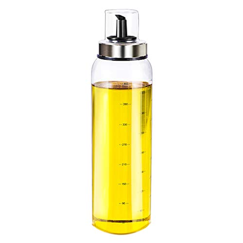 MKJYDM Botella De Cristal del Condimento del Tanque De Aceite del Hogar del Crisol del Aceite De La Moda A Prueba De Fugas Botella de condimento de Cocina. (Capacity : 500ml)