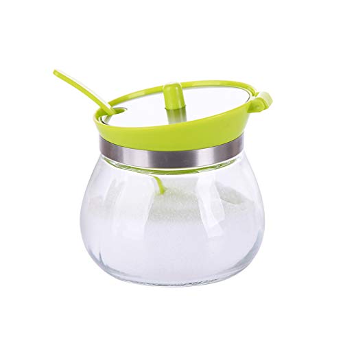 MKJYDM Caja De Vidrio Casera Creativa Caja De Especias Salud Botella de condimento de Cocina.