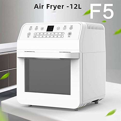 MLTYQ 12 L Air Fryer, Instant Temp/Time Control (for Wet Finger) & Knob Control, Roast/Bake/Keep Warm, Dishwasher Safe, Nonstick, Home Kitchen