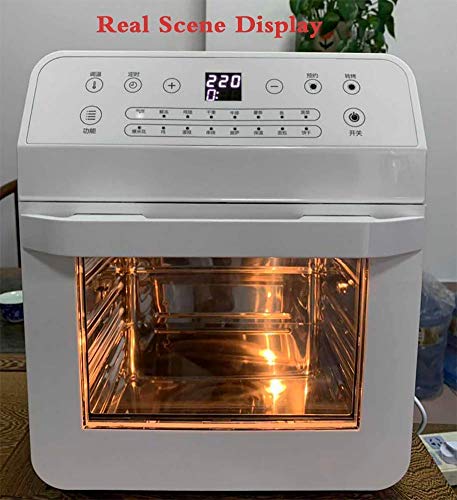 MLTYQ 12 L Air Fryer, Instant Temp/Time Control (for Wet Finger) & Knob Control, Roast/Bake/Keep Warm, Dishwasher Safe, Nonstick, Home Kitchen