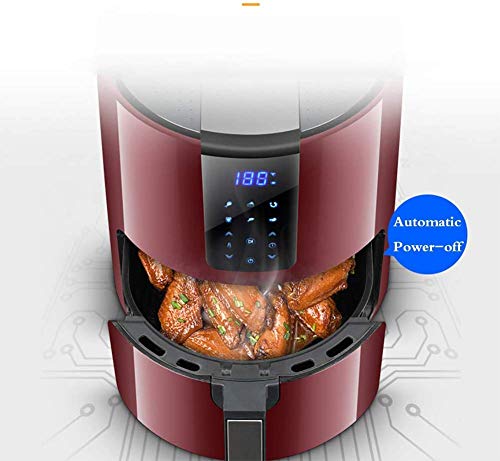 MLTYQ Air-Fryer 3.5 L, Instant Temp/Time Control (for Wet Finger) & LCD Touchscreen, Dishwasher Safe, Nonstick Easy to Clean Anti-scalding Handle Fryer