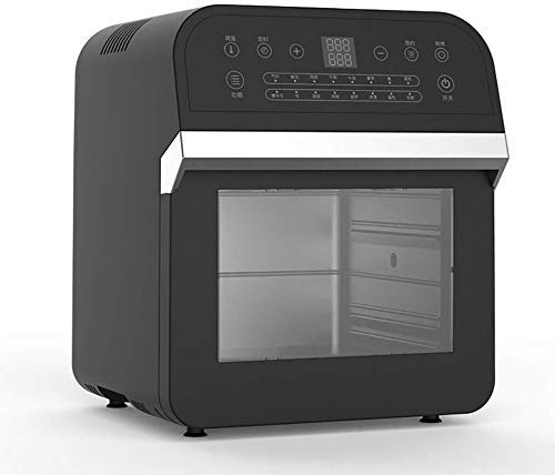 MLTYQ Air Fryer, Instant Temp/Time Control (for Wet Finger) & Knob Control, Roast/Bake/Keep Warm, Dishwasher Safe 1600W Fryer