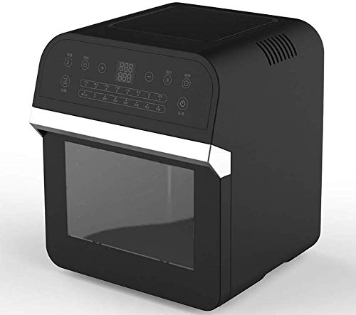 MLTYQ Air Fryer, Instant Temp/Time Control (for Wet Finger) & Knob Control, Roast/Bake/Keep Warm, Dishwasher Safe 1600W Fryer