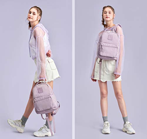 Mochila pequeña ETTASA para Mujeres y Chicas, Pequeña Mini Mochila Bolso, Bonita para el Trabajo, Viajes y A Diario, Lavanda lánguida