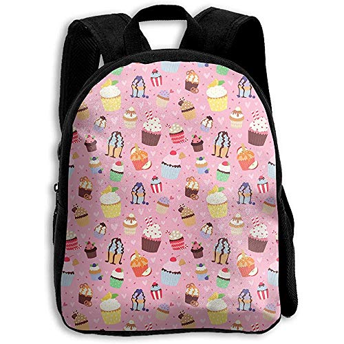 Mochilas,Cute Love Chocolate Cake Muffins Backpack, Mochilas De Moda Bookbag para Viajes Al Aire Libre En El Gimnasio