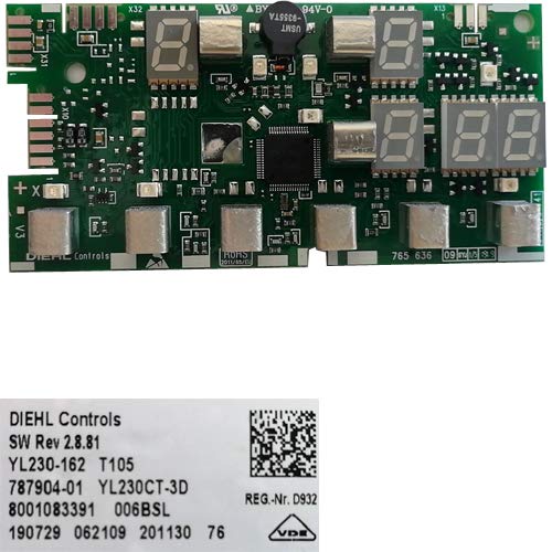 Modulo Electronico Mandos 8001083391, 787904-01, Rev 2.8.81, Bosch PUJ631BB2E/01