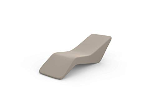 Modum Tumbona Copacabana- Color Blanco - para Jardines, TERRAZAS Y Piscinas - 74x59x186