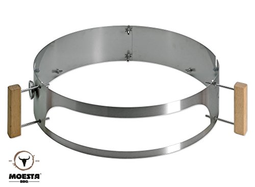 Moesta-BBQ Smokin' PizzaRing Base circular de pizza para barbacoa esférica