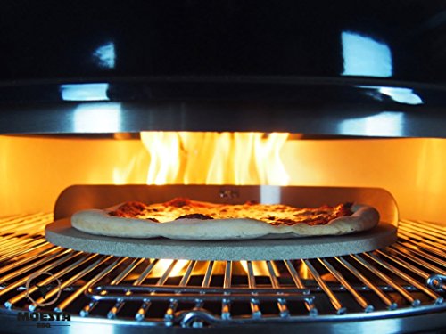 Moesta-BBQ Smokin' PizzaRing Base circular de pizza para barbacoa esférica