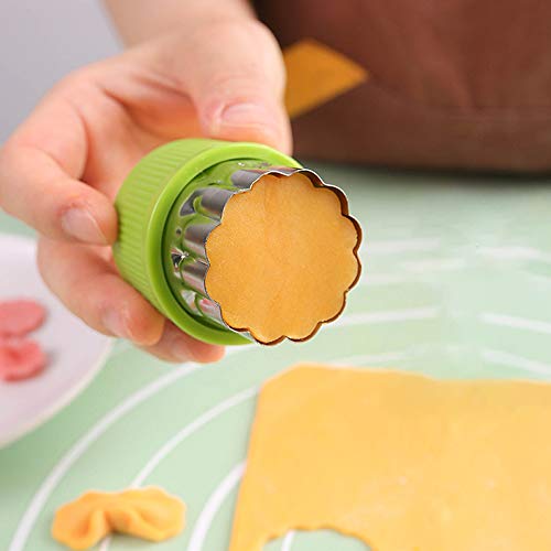 Mokinga Moldes Galletas Navidad, Cortadores De Galletas, Troquel De Corte De 12 Piezas, Troquel De Corte De Fideos De Mariposa Se Utiliza Para El Modelado Creativo De Frutas y Verduras