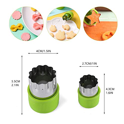 Mokinga Moldes Galletas Navidad, Cortadores De Galletas, Troquel De Corte De 12 Piezas, Troquel De Corte De Fideos De Mariposa Se Utiliza Para El Modelado Creativo De Frutas y Verduras