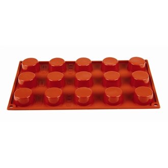 Molde con 15 orificios ideal para hacer "petit-fours". Marca Pavoni