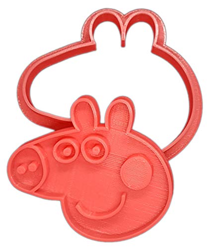 Molde Cortador de Galletas - Dibujos Animados Peppa Pig (Coral)