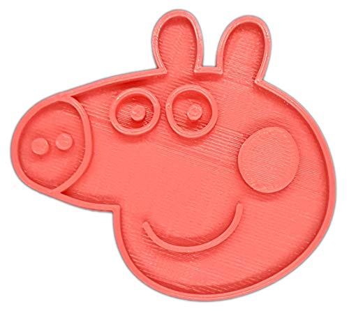 Molde Cortador de Galletas - Dibujos Animados Peppa Pig (Coral)