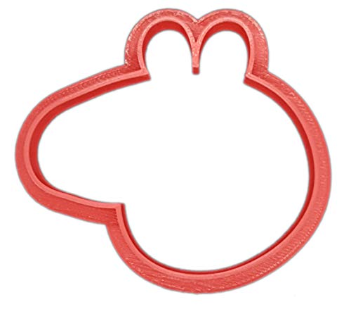 Molde Cortador de Galletas - Dibujos Animados Peppa Pig (Coral)