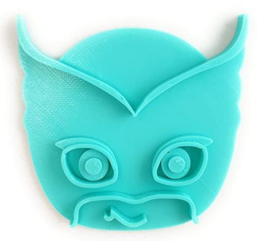 Molde Cortador de Galletas – Dibujos Animados PJ Masks – Buhita (Turquesa)