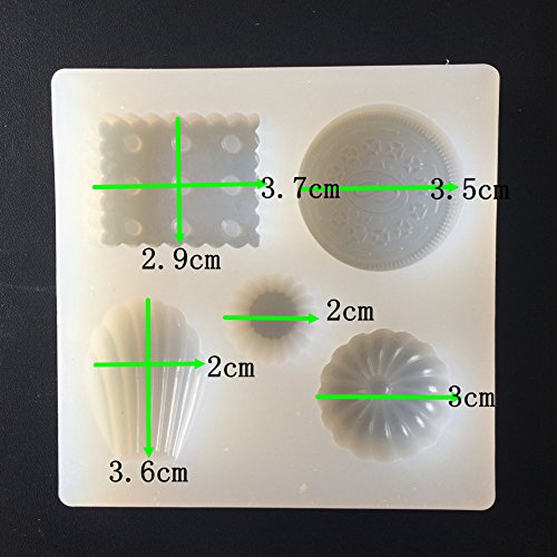 Molde de Pastel de Silicona Bricolaje Molde de Galletas Oreo
