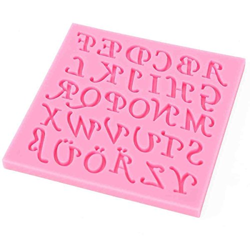 Molde De Silicona Con 30 Agujeros Inc. Letras Ä Ö Ü ß Galletas Fondant Alfabeto Boda by DELIAWINTERFEL
