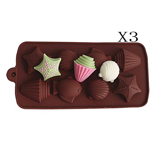 Molde De Silicona DIY, Se USA para Hacer Chocolate, Dulces, Gelatina, Galletas, Suave Y FáCil De Desmoldar, 22.5cm * 10.5cm