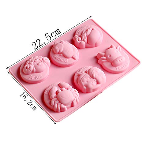 Molde De Silicona, Doce Constelaciones, Se USA para Hacer Chocolate, Gelatina, PudíN, Dulces, Etc. Silicona De Grado Alimenticio Alta Temperatura Y FáCil De Limpiar.
