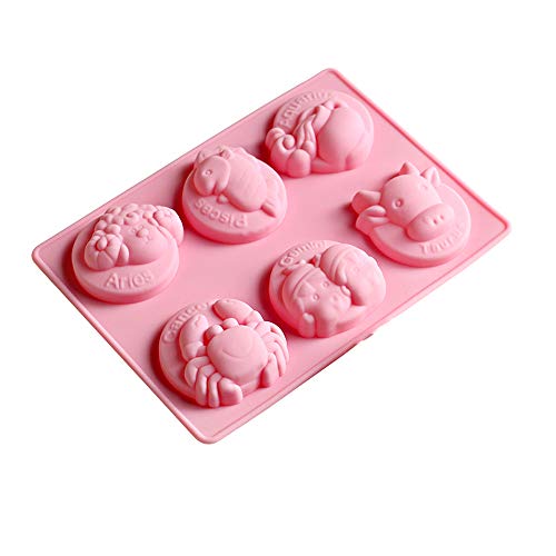 Molde De Silicona, Doce Constelaciones, Se USA para Hacer Chocolate, Gelatina, PudíN, Dulces, Etc. Silicona De Grado Alimenticio Alta Temperatura Y FáCil De Limpiar.