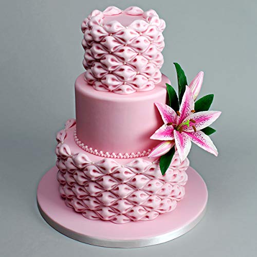 Molde de silicona Easy Fabric Puff, sistema de pastel creativo Ceri Griffiths para pasteles, manualidades, cupcakes, Sugarcraft, galletas y dulces, seguro para alimentos, hecho en el Reino Unido
