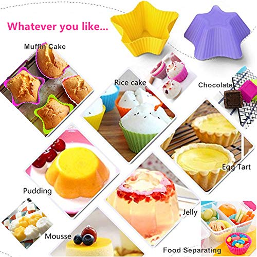 Molde de silicona para magdalenas y tartas, 1020 Muffin-36 multicolor