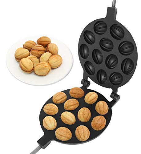 Molde para galletas de nogal (Oreshek) 12 nueces antiadherente para repostería