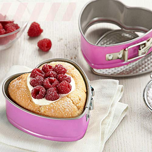 Molde vivo del pan de la torta de la parte inferior de la cerradura en forma de corazón, molde antiadherente del hogar de la torta, diseño