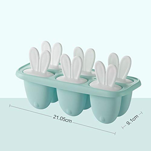 Moldes para helados,Fabricador de hielo de Bricolaje, moldes de paleta de paletas libres de BPA con palos y protectores contra goteo