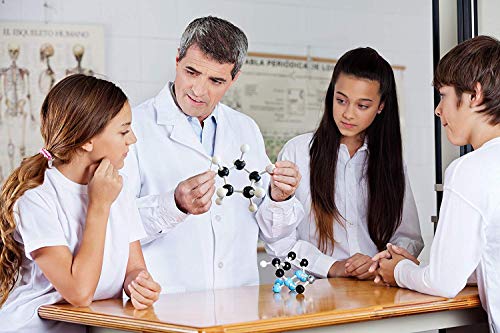 Molecular Model Kit (239 piezas) Juego de química avanzada con guía de instrucciones – Química Estructura Kit para química profesores, alumnos y jóvenes científicos con átomos, bonos y orbitals