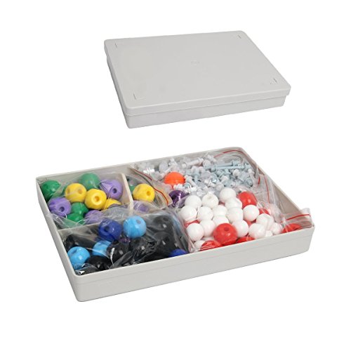 Molecular Model Kit (240 piezas) Juego de química avanzada con guía de instrucciones – Química Estructura Kit para química profesores, alumnos y jóvenes científicos con átomos, bonos y orbitals