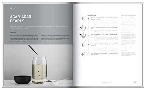 Molecule-R Molecular 50 Curso Comida Libro de Recetas, Color Blanco