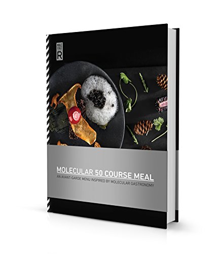 Molecule-R Molecular 50 Curso Comida Libro de Recetas, Color Blanco