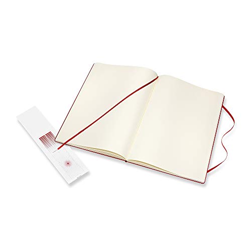 Moleskine - Art Collection Sketchbook, Álbum para Bocetos, Tapa Dura, Papel Adecuado para Bolígrafos, Lápices y Pasteles, Color Rojo Escarlata, Tamaño A3 29,7 x 42 cm, 96 Páginas (COLLECTION ART)
