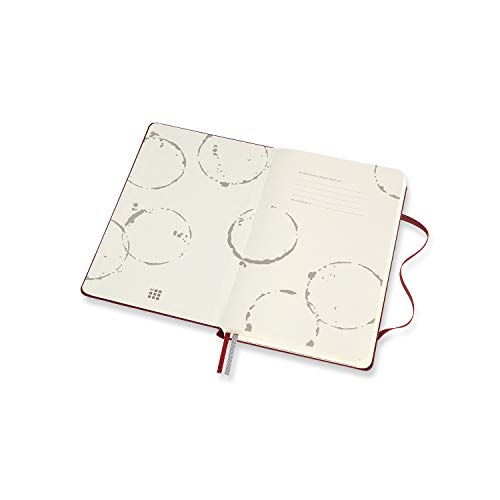 Moleskine - Diario de Vino, Cuaderno Temático, Cuaderno de Tapa Dura para Coleccionar y Organizar Tus Vinos, Tamaño Grande 13 x 21 cm, 400 Páginas