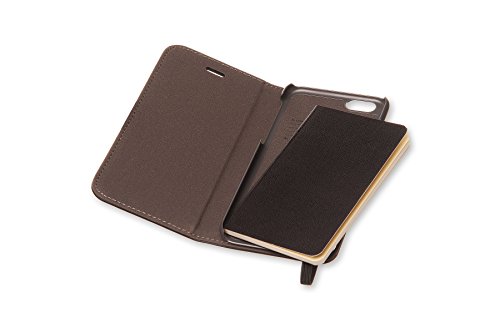 Moleskine MO1CBP6BK - Funda de tipo libro clásica y original para iPhone 6, color negro (COQUES)