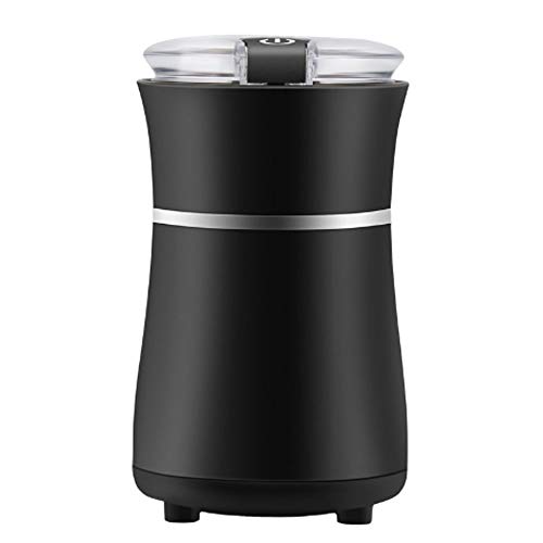 Molinillo De Café Eléctrico, 150W De Acero Inoxidable Hojas Grinder, Pequeño Uso En El Hogar del Grano De Café Molinillos De Especias, Hierbas, Frutos Secos, Cereales, Negro