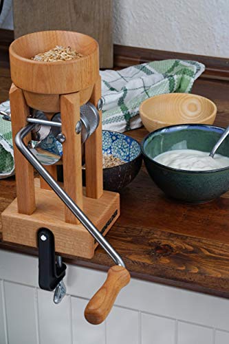 Molinillo Eschenfelder para cereales, de madera